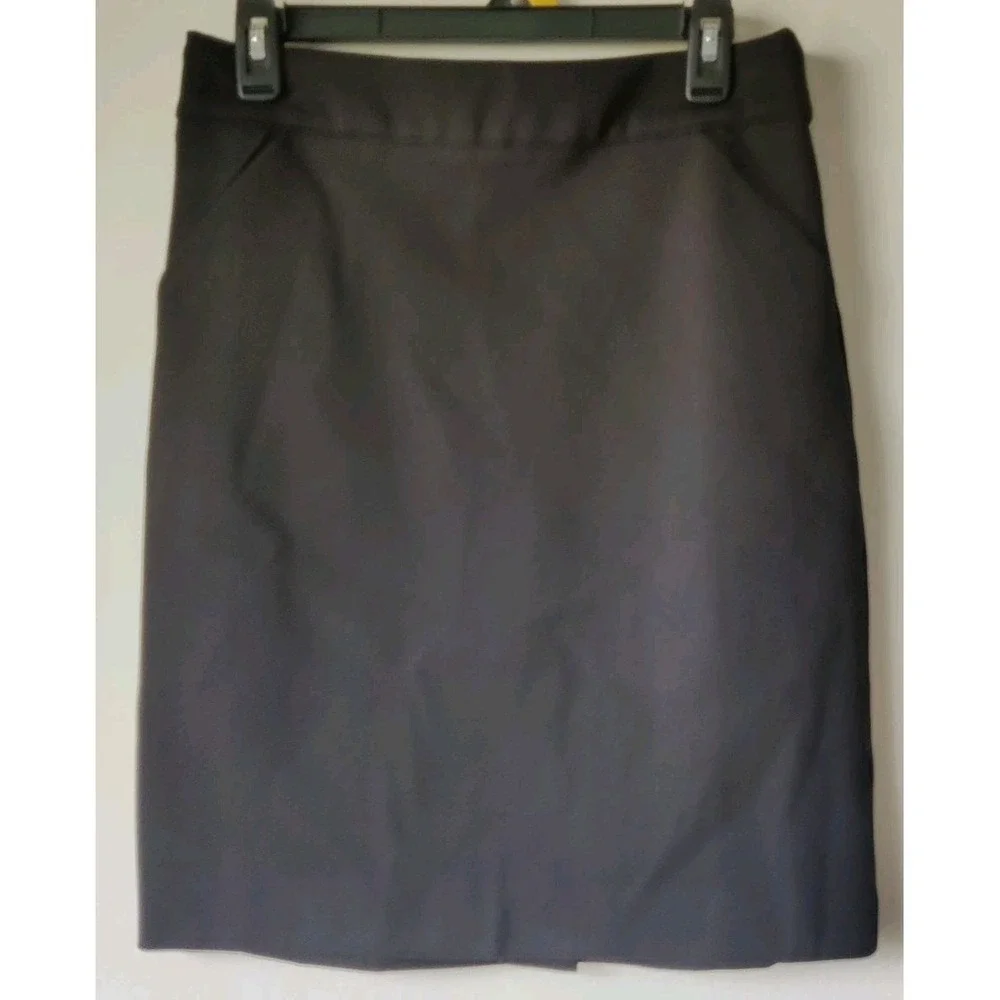J. Crew Women's Pencil‎ Skirt Black Back Slit